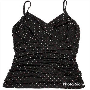 Context Ruched Tank Top NWT SZ M